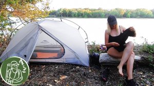 Бессонная ночь в одиночном походе 😜 Отдых на реке