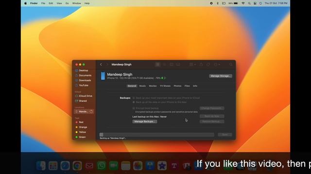 How to create and restore iPhone Backup in MacBook |Simple & Fast process in detail by Mandeep Kuma смотреть онлайн