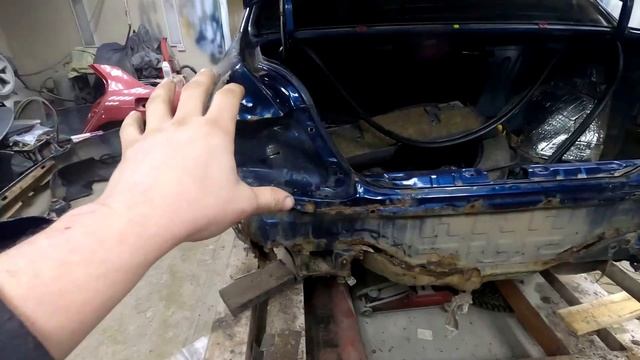 Mitsubishi Lancer 9 Ремонт задней панели смотреть онлайн