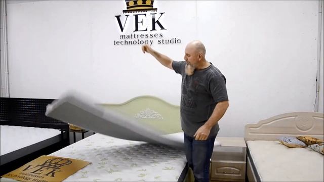 Матрас ортопедический беспружинный (топпер). Такие матрасы никто не делает. смотреть онлайн