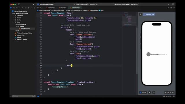 Twitter Clone With SwiftUI Using Firebase | iOS 16 & Xcode 14.1 (No Audio) Part 1 - Project setup смотреть онлайн