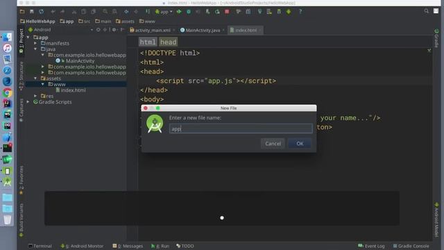 How to build Android App with HTML5/CSS/JavaScript смотреть онлайн
