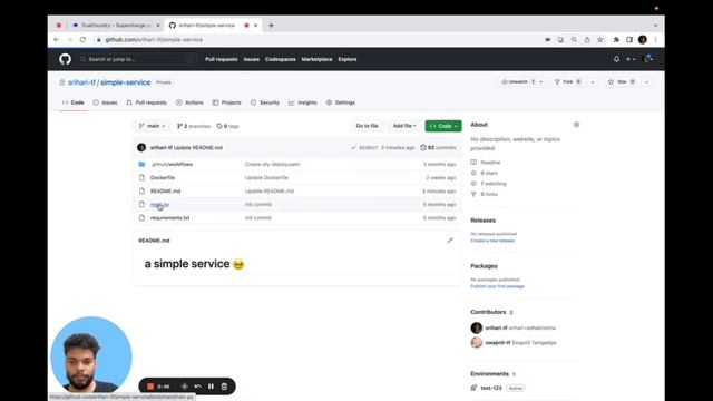 3.) Deploying your github repo to TrueFoundry смотреть онлайн