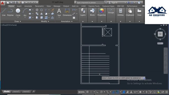 15'*50' New house planning (AutoCAD drawing) #houseplan #autocad #autocaddrawing #engineering смотреть онлайн