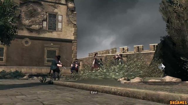 Assassin's Creed Brotherhood Ezio Fort Combat & Arriving in Roam смотреть онлайн