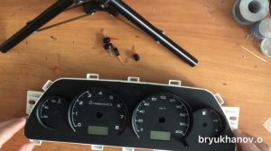 Замена накладки (шкала приборов) 2114