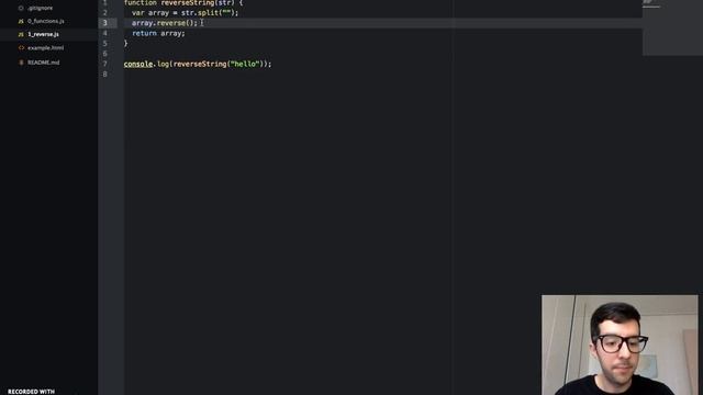 Reverse a String in JavaScript смотреть онлайн