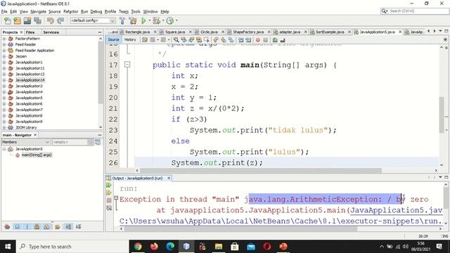 Run Time Error Pada Java смотреть онлайн