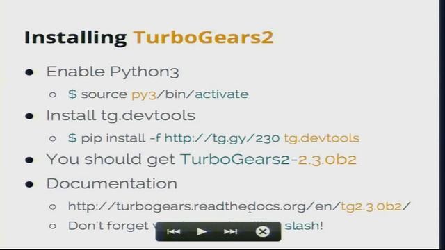A. Molina -Web Applications on Python3 and Python2 with TurboGears Part 1 смотреть онлайн