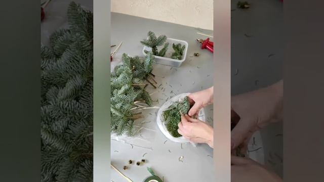 Новогодняя композиция своими руками. СМОЖЕТ КАЖДЫЙ! смотреть онлайн