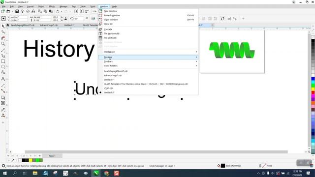Corel Draw Tips & Tricks History Docker VS Undo Manager and more смотреть онлайн