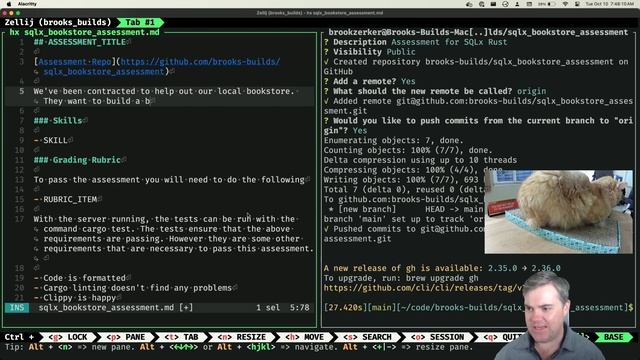 Stream archive: recording SQLx Rust joins lesson and starting assessment (2023-10-10) смотреть онлайн