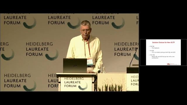 6th HLF – Lecture: Michael Stonebraker смотреть онлайн