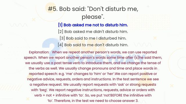 ENGLISH GRAMMAR Reported Speech Quiz. Challenge 10/10! English Quiz Every day смотреть онлайн