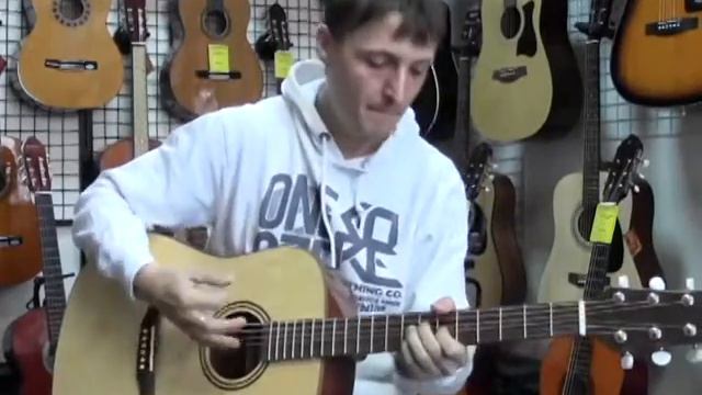 Acoustic guitar SX DG30 plus - demo from www.gitara.in.ua смотреть онлайн
