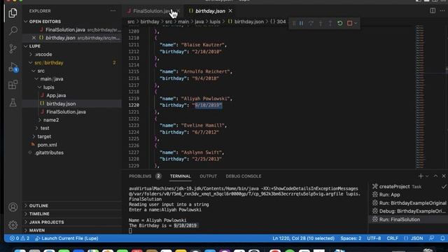 JSON Simple in Java смотреть онлайн