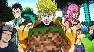 ДжоДжоКрафт ► Джо Джо и МАЙНКРАФТ ( JoJoCraft Minecraft ЖОЖО Жо Жо )  | Реакция