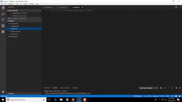 Easiest way to setup sass/scss project | Tutorial in Hindi | 2018 смотреть онлайн