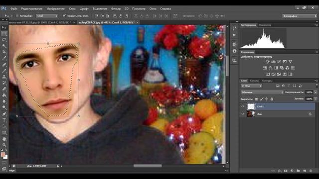 Уроки фотошопа для начинающих!Как заменить лицо? смотреть онлайн