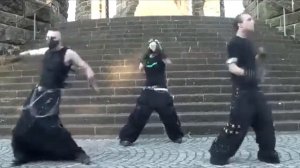 Кибер готы Industrial Dance @ Kaiser Wilhelm Denkmal