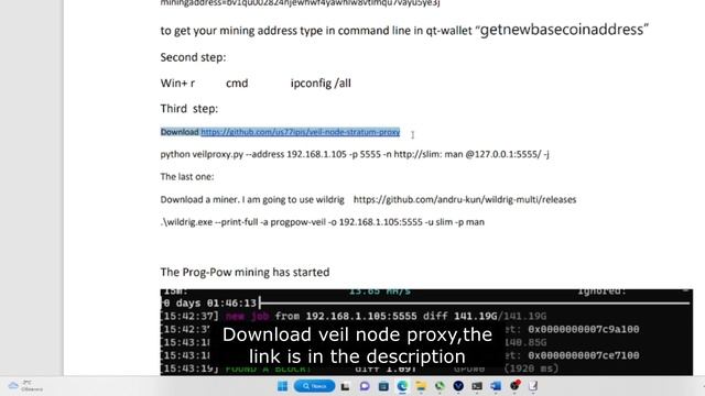 Veil solo ProgPow mining on Windows 10/11 смотреть онлайн