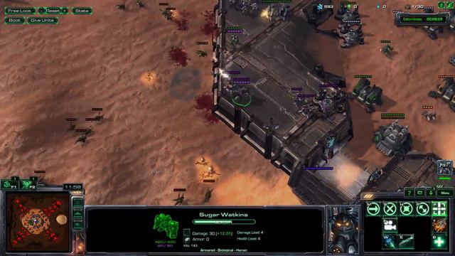 Starcraft 2 Arcade gaming - Starship Troopers OP 20 Minutes of Survival смотреть онлайн