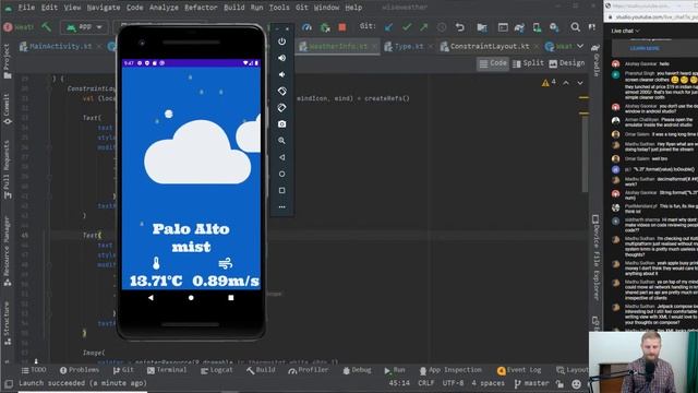 Live Coding #androiddev #kotlin #JetpackCompose: Simple Weather App w/ REST API HTTP смотреть онлайн