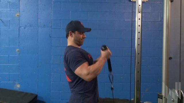 How To Do Standing Rope Curls To Build Your Biceps смотреть онлайн