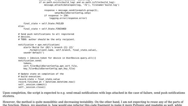 Python script to execute a Bash script and send a notification смотреть онлайн