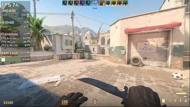 Intel UHD 630 | Counter-Strike 2 (Pixel-Strike 2) - 320x240, 640x480, 800x600.....