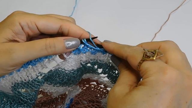 Красочная туника или удлиненный топ Волны Миссони/Вяжем верх туники