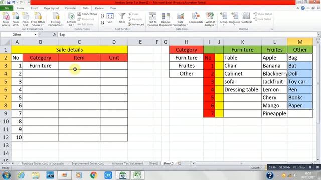 How to use =IF function in Data Validation 2023(Hindi) Excel formula смотреть онлайн