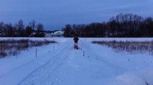 Мотоблок МБ-1 Луч и снегоуборщик Мегалодон