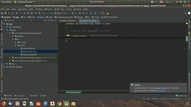 Android Studio - Arquitectura MVP: Presenter a View e o Contrato | #android #MVP #Kotlin смотреть онлайн