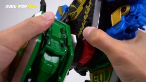 Geo Mecha dinosaur transform 5 combine robots Captaindino, Megadino appeared! - DuDuPopTOY