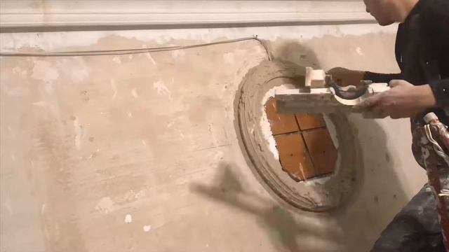 Лепнина из гипса своими руками #гипс #лепнина #овал смотреть онлайн