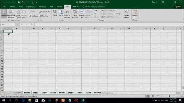 CARA COPY PASTE BANYAK SHEET EXCEL SECARA BERSAMAAN смотреть онлайн