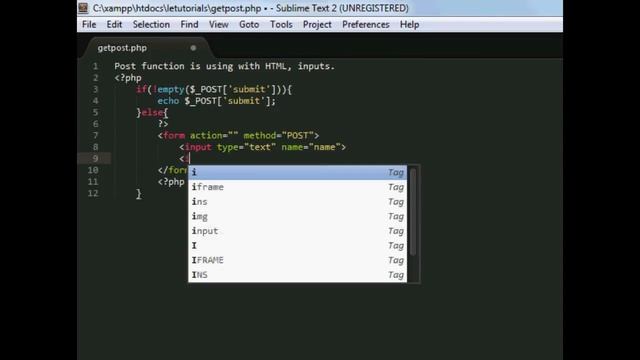 PHP HTML: POST function. смотреть онлайн