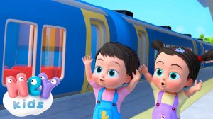 La chanson du Train, et plus de chansons éducatives sur les Véhicules !  | HeyKids en Français