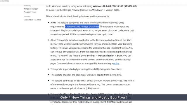 Windows 11 22H2 New Update — Download & Install + What's New (KB5030310) смотреть онлайн