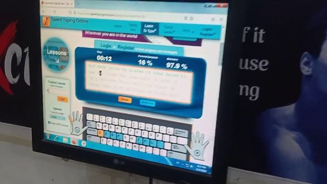 Typing Test 81 ⌨️ Usman Akhtar ?? Home Row | 50 WPM | Keyboard Typing Speed | Student Typing Test смотреть онлайн