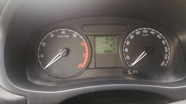 шкода фабия 2009, сброс меж сервисного инт-ла. смотреть онлайн