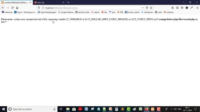 Error Handling in PHP || Create PHP.ini file || PHP Tutorial in Hindi смотреть онлайн