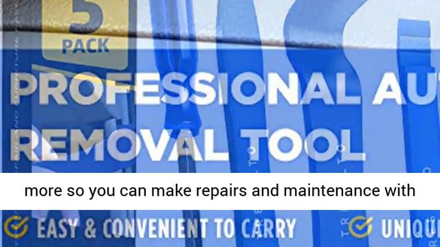 Tresalto Auto Trim Removal Tool Set Non Marring and No Scratch Auto Trim Kit for Easy Removal of Ca смотреть онлайн