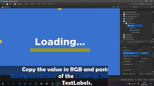 How to make a LOADING GUI on Roblox! | Roblox Studio смотреть онлайн