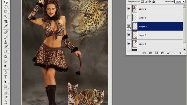 Работа с Шаблонами для фотошоп смотреть онлайн