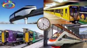 Учим поезда и транспорт - логика для детей | Викторина узнай поезд