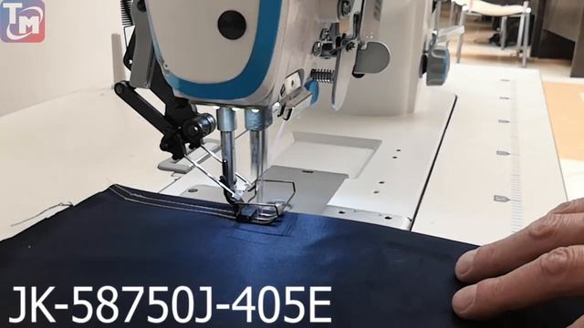 Jack JK-58750J Двухигольная машина челночного стежка с отключением игл смотреть онлайн