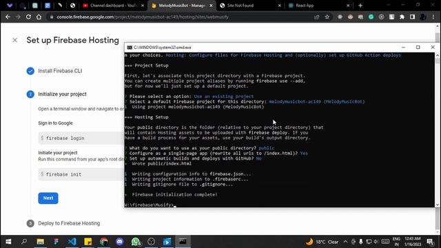 Hosting React webapp on firebase in 5 mints | Firebase hosting | Bugslogger смотреть онлайн