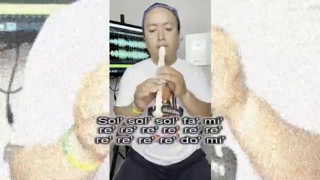 Becky G, El Alfa - Fulanito / Flauta dulce con notas, easy flute recorder, flauta dulce fácil смотреть онлайн